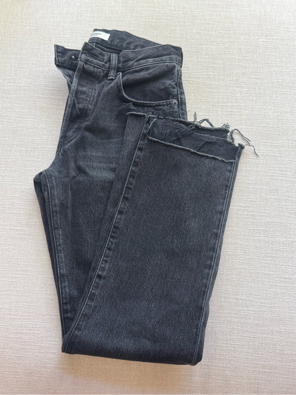 🖤 MOUSSY VINTAGE High-Waisted Denim Black Jeans 26 - Picture 3 of 8